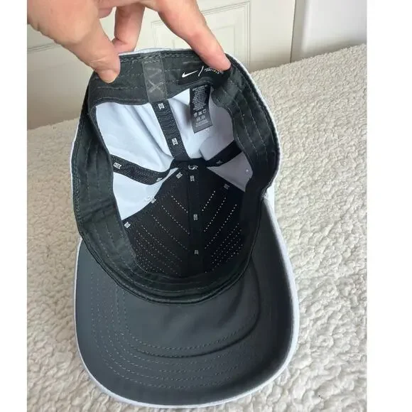 Tiger Woods TW Logo Nike Hat Flex Fit Size M/L Gray - Picture 4 of 5